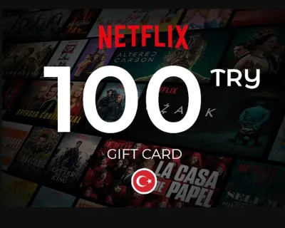 NETFLIX GIFT CARD 100 TL (Turkey / Türkiye) /TR/TRY