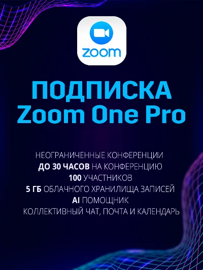 Zoom One Pro Подписка