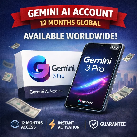 Gemini AI 3 Pro | 1 Год + 2TB Облачного Хранилища