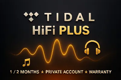 🎧🎵TIDAL HiFi PLUS ACCOUNT★⏳1/2 MONTHS★WARRANTY 💥💯