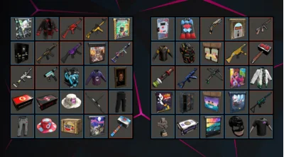RUST STEAM【TWITCH KICK DROPS SKINS】9000 HOURS✦422 ITEMS