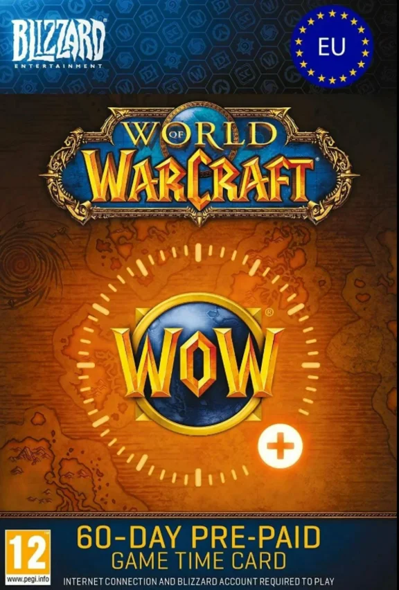 ⌛ Таймкарта World of Warcraft 60 дней - RU/EU