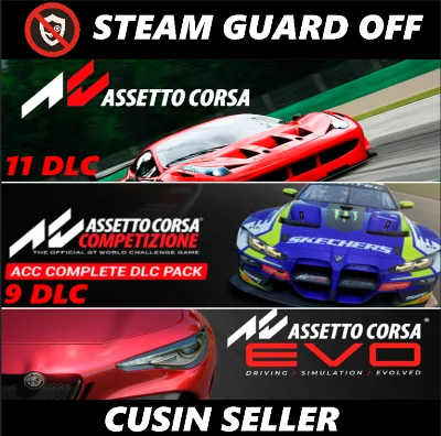 🎮Shared account Assetto Corsa EVO + 2 PARTS