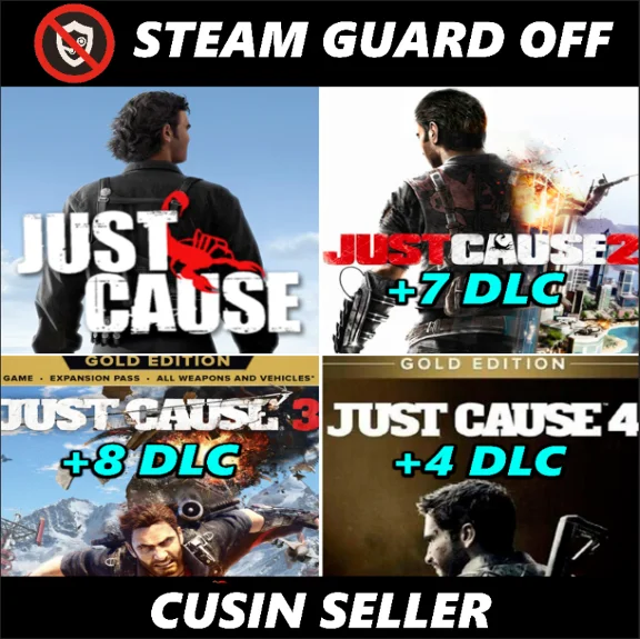 🎮Общий аккаунт Just Cause 4 Deluxe Edition + ВСЕ ЧАСТИ