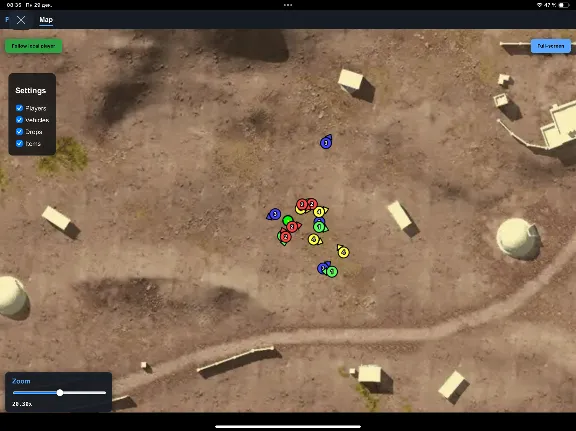 Рабочий Web Radar Arcane для игры PUBG