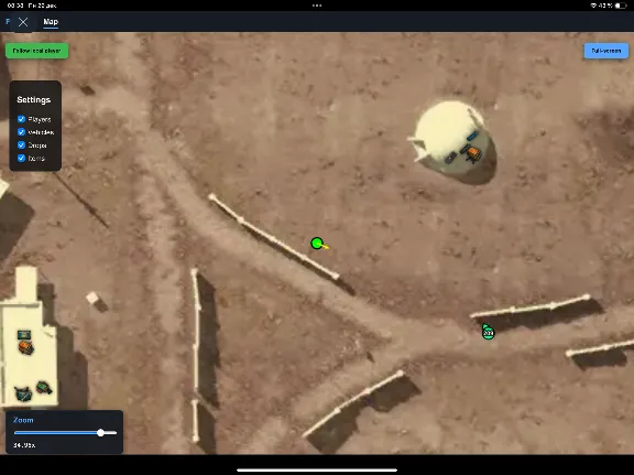 Рабочий Web Radar Arcane для игры PUBG