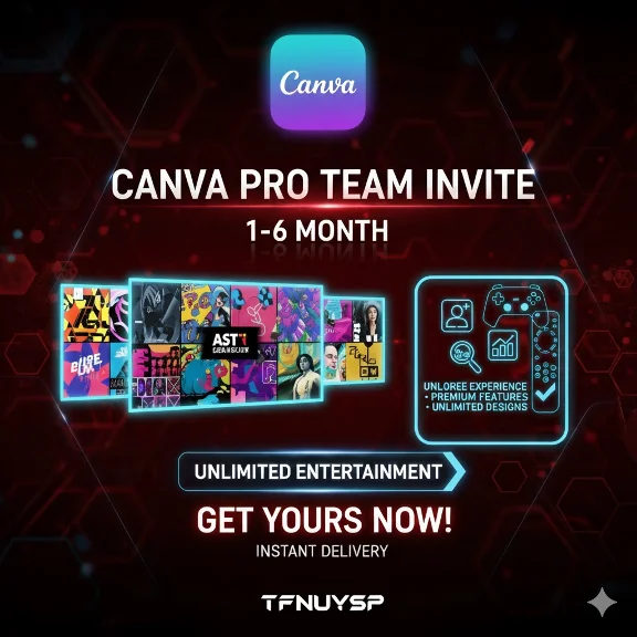 🚀 Canva Pro Team Invite 1-3–6 мес | Мгновенно