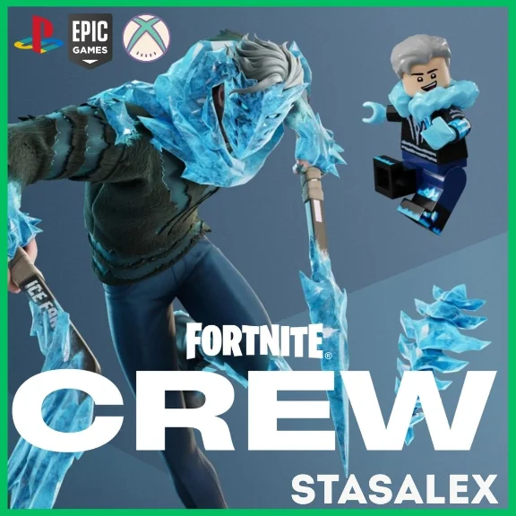🚀FORTNITE CREW 1 MONTH⭐BATTLE PASS 1000 V-BUCKS🚀