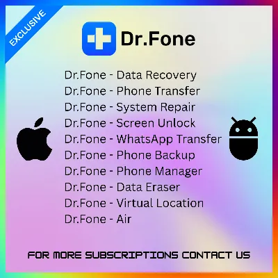 Dr.Fone – Lifetime Access for Windows (IOS & Android)