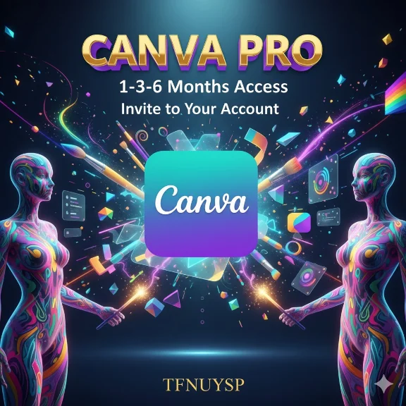 🚀 Canva Pro Team Invite 1-3–6 мес | Мгновенно