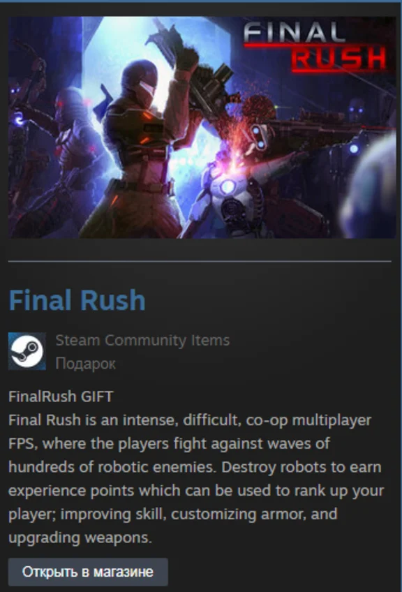 Final Rush (Steam Gift Region Free / ROW)