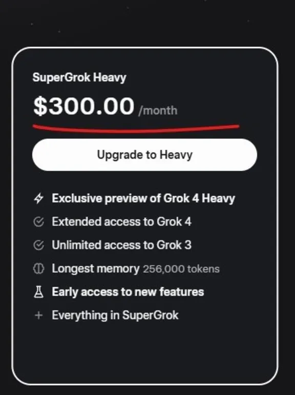 SuperGrok 4 HEAVY (12 месяцев) [НА ВАШУ ПОЧТУ]