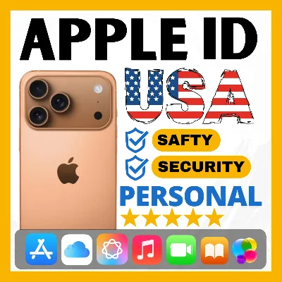 🟢 VIP APPLE ID AMERICAN (USA) FOREVER