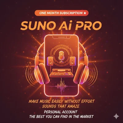 Suno AI Pro Premium – В ВАШ АККАУНТ — Личный аккаунт
