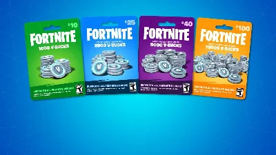 ДЛЯ ПК EPIC ФОРТНАЙТ ВБАКСЫ 1000-2800-5000-13500 VBUCKS