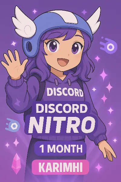 DISCORD NITRO 1 MONTH + 2 BOOST