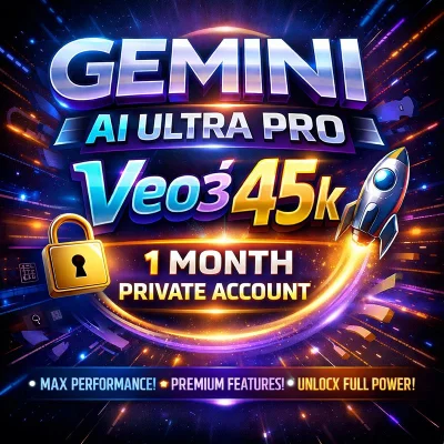 Личный счет Gemini AI Ultra Pro Veo3 на 45 000 кредитов
