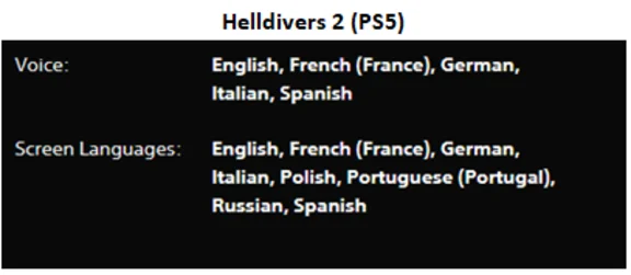 Helldivers 2 PS5 P2 Rent from 7 days