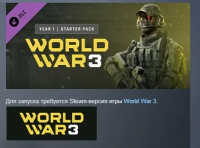 World War 3 WW3 - Year 1 Starter pack DLC STEAM РОССИЯ