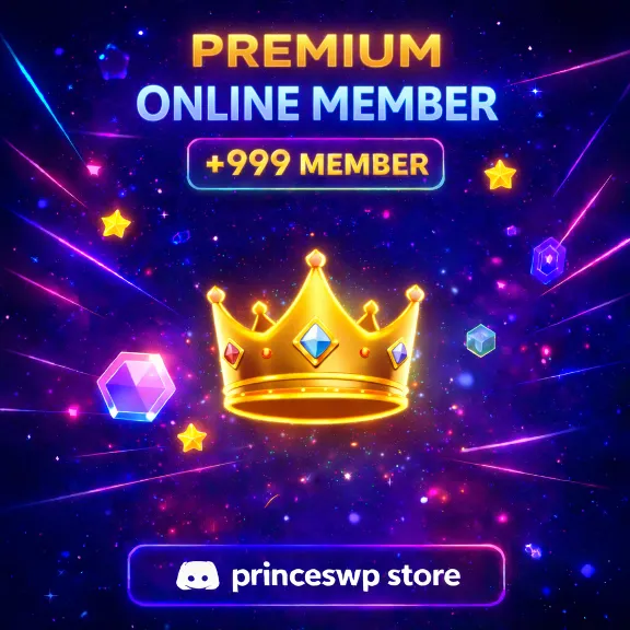 ✨Discord Premium Online Member 6$= 100🎁