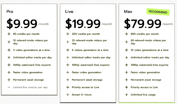 Viggle AI | Pro / Live / Max | Private | 1 Month