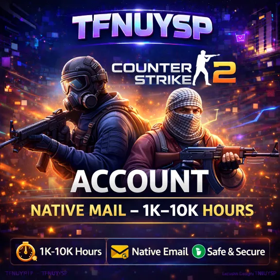 🎮 Аккаунт CS2 с родной почтой — 1k–10k часов 🔥