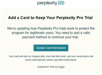 🔴 ОНЛАЙН | Привязка карты к Perplexity Pro Trial | Восстановить подписку Perplexity
