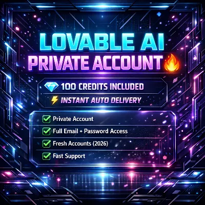 Подписка Lovable AI Pro на 1 месяц — частный аккаунт