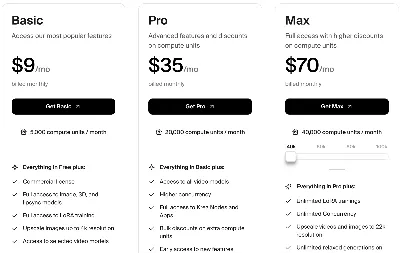 Krea AI Basic/Pro/Max Аккаунт 1 Месяц