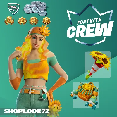 🟢FORTNITE CREW 1 МЕСЯЦ🎁 БОЕВОЙ ПРОПУСК+1000VB🟢