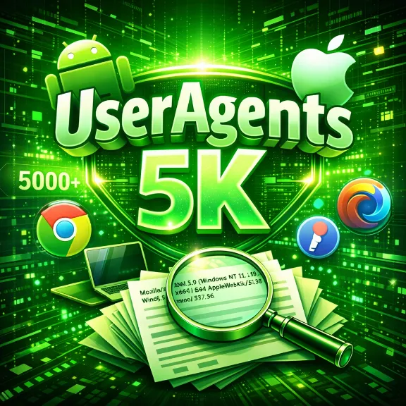 Купить 5000 свежих User Agents Firefox 2026: Независимый масштаб без банов! 🚀🔥