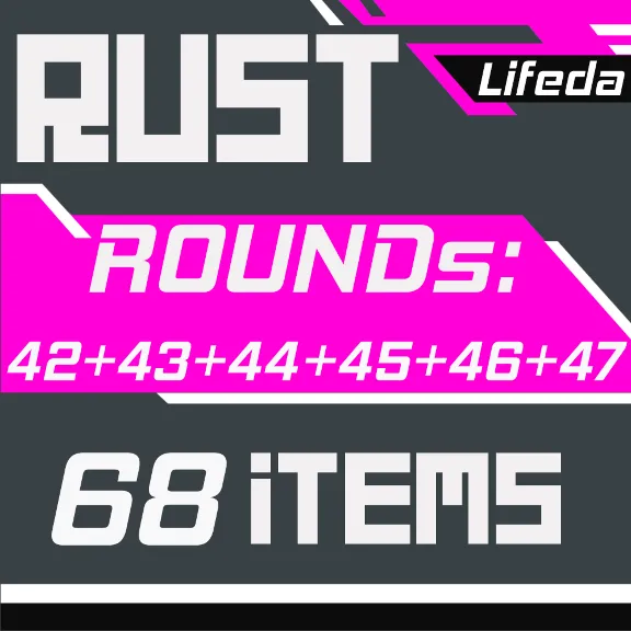 РАСТ【ТВИЧ ДРОПЫ】Раунды 42+43+44+45+46+47 | 68 СКИНОВ