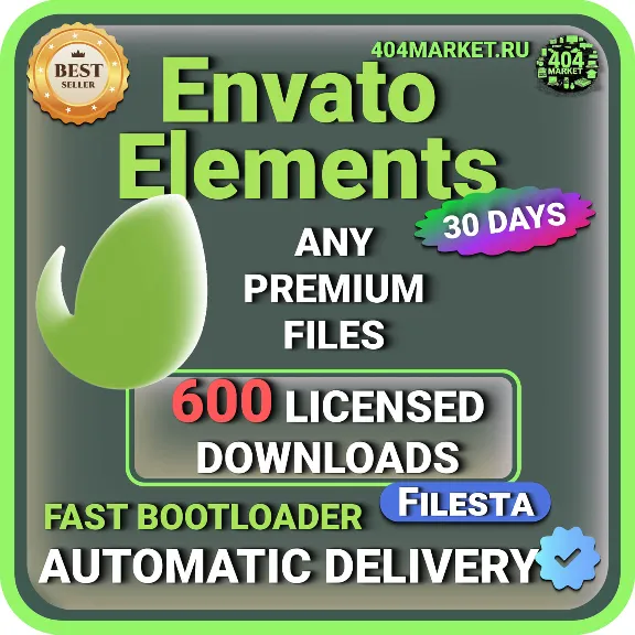 ENVATO ELEMENTS — 30 DAY FILE DOWNLOADS🖼️🎥