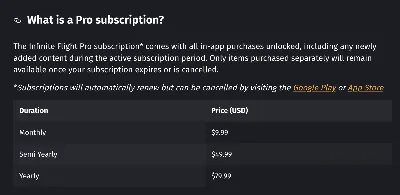 Infinite Flight Pro Подписка 1-12 Мес Аккаунт