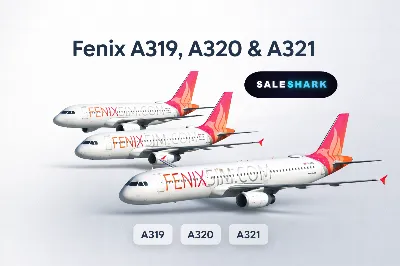 Fenix Bundle A319, A320 & A321 для Microsoft Flight Simulator 2020/2024