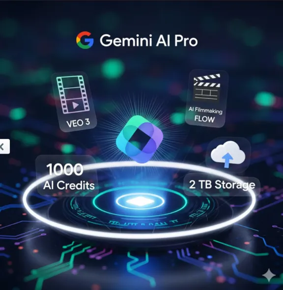 Google Gemini AI Pro | 5TB | Veo 3 | Быстрая активация