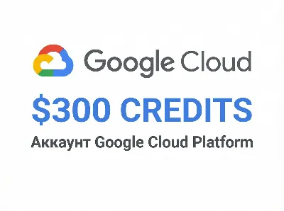 Аккаунт Google Cloud Platform (GCP) с 300$ кредитов Free Trial