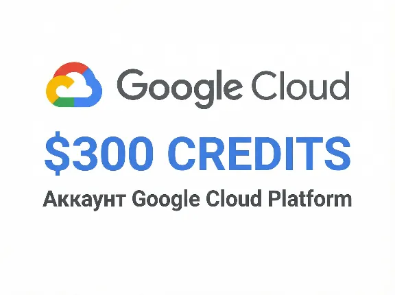 Аккаунт Google Cloud Platform (GCP) с 300$ кредитов Free Trial