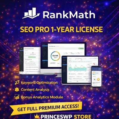 ⭐Rank Math 1 год Оригинальная лицензия на плагин ✅