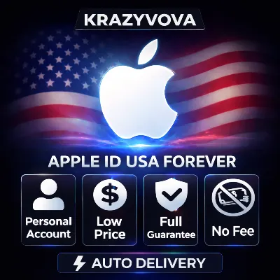 🇺🇸 iCloud ID США – Личный аккаунт | Без 2FA | Подходит для всех iOS-устройств | Пож