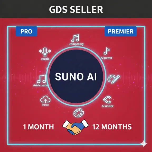 1M/12M/ SUNO AI PRO || ПРЕМИУМ || ПОДПИСКА НА ВАШ АККАУНТ