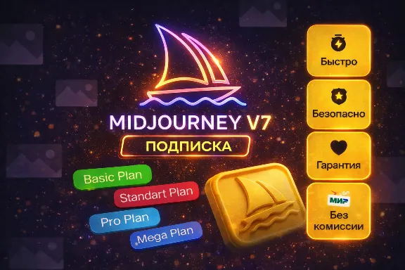 |🔥 Midjourney V7 |  НА ВАШ АККАУНТ ПОДПИСКА С ГАРАНТИЕЙ