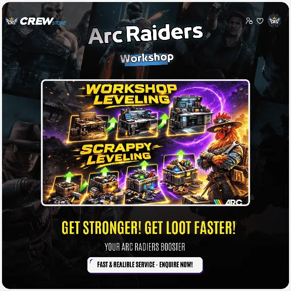 ARC Raiders Boosting Service – Workshop & Scrappy Max Level Fast
