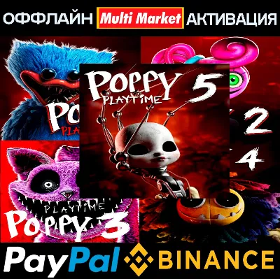 Poppy Playtime  Chapter 1-2-3+4+5 FULL COLLECTION