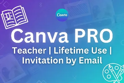 Canva PRO Teacher | Lifetime Use | Invitation by Email