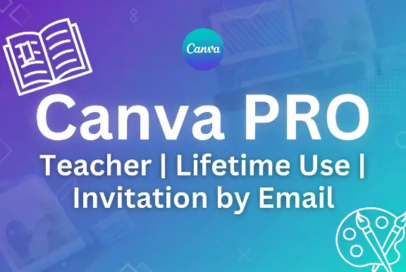 Canva PRO Teacher | Lifetime Use | Invitation by Email