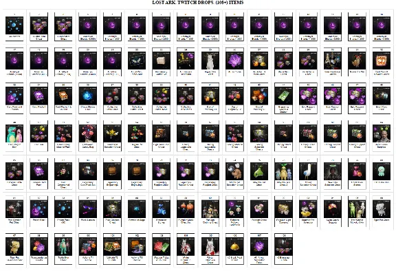 Lost Ark【TWITCH DROPS】108+ SKINS / ITEMS | GIFT