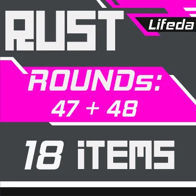 РАСТ СКИНЫ【ТВИЧ ДРОПЫ】Раунды 47+48 | 18 ПРЕДМЕТОВ