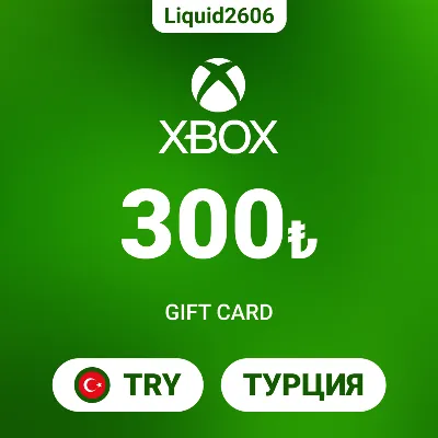 Подарочная карта Xbox Live | 300 TRY (Лиры Турция)
