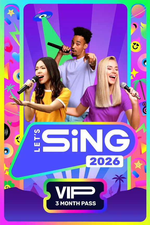 Lets Sing 2026 - 3 Month VIP Pass | XBOX | For any account